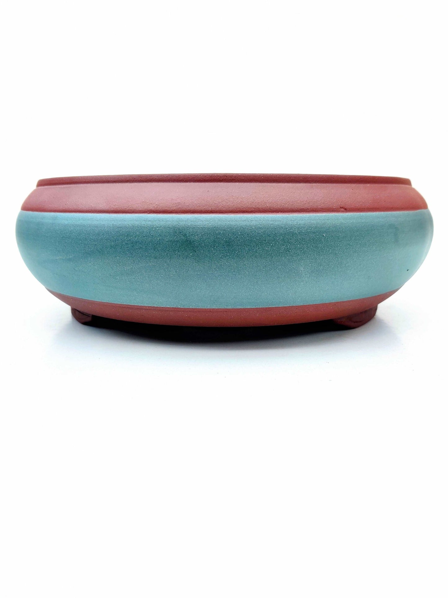 10" Unglazed Bonsai Pot With Artwork - Bonsai Gifts Nursery