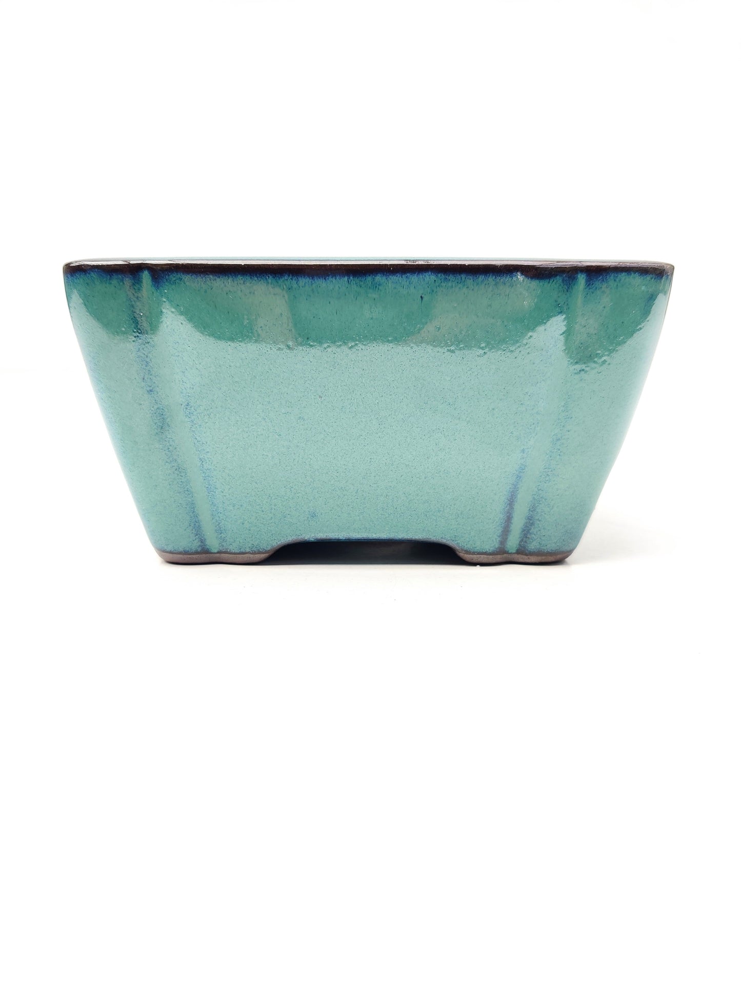 5" Aqua Glazed Bonsai Pot - Bonsai Gifts Nursery