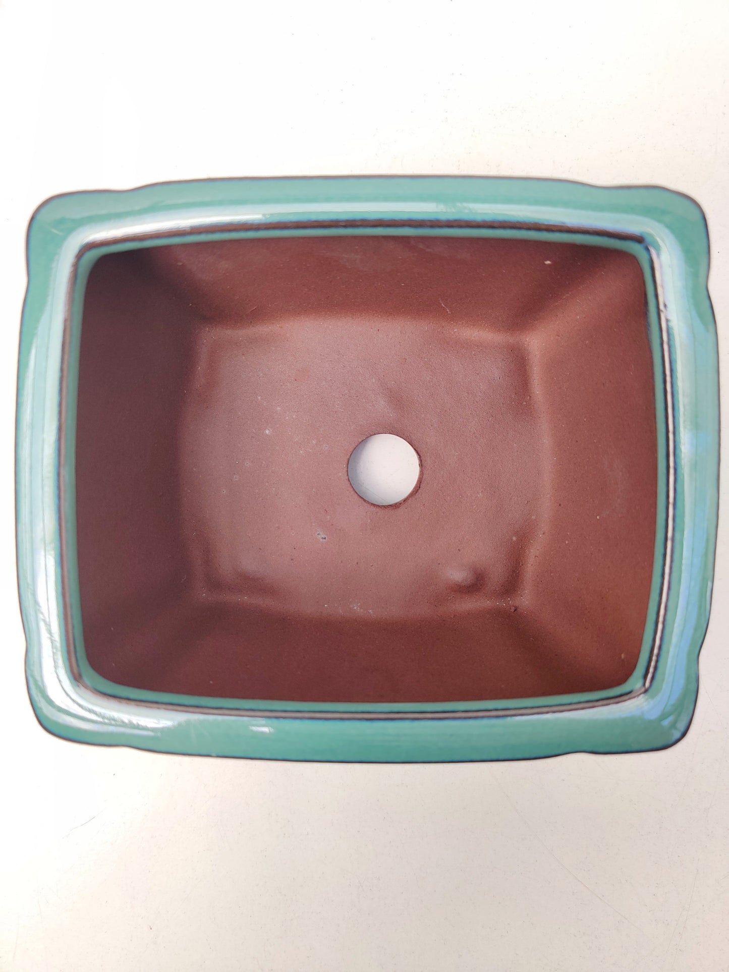 5" Aqua Glazed Bonsai Pot - Bonsai Gifts Nursery