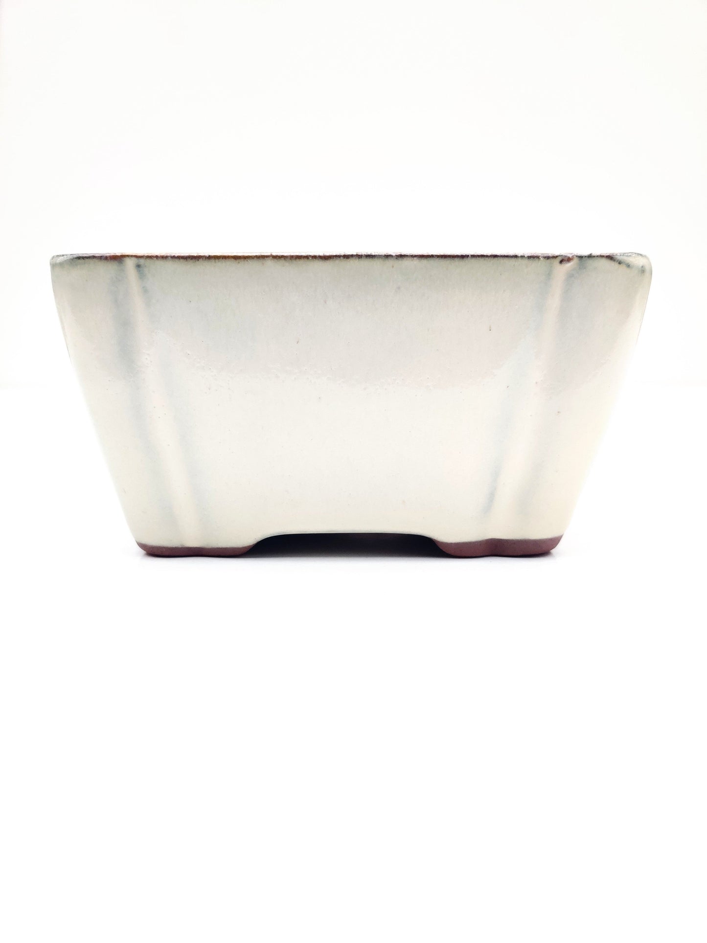 5" Beige Glazed Bonsai Pot - Bonsai Gifts Nursery