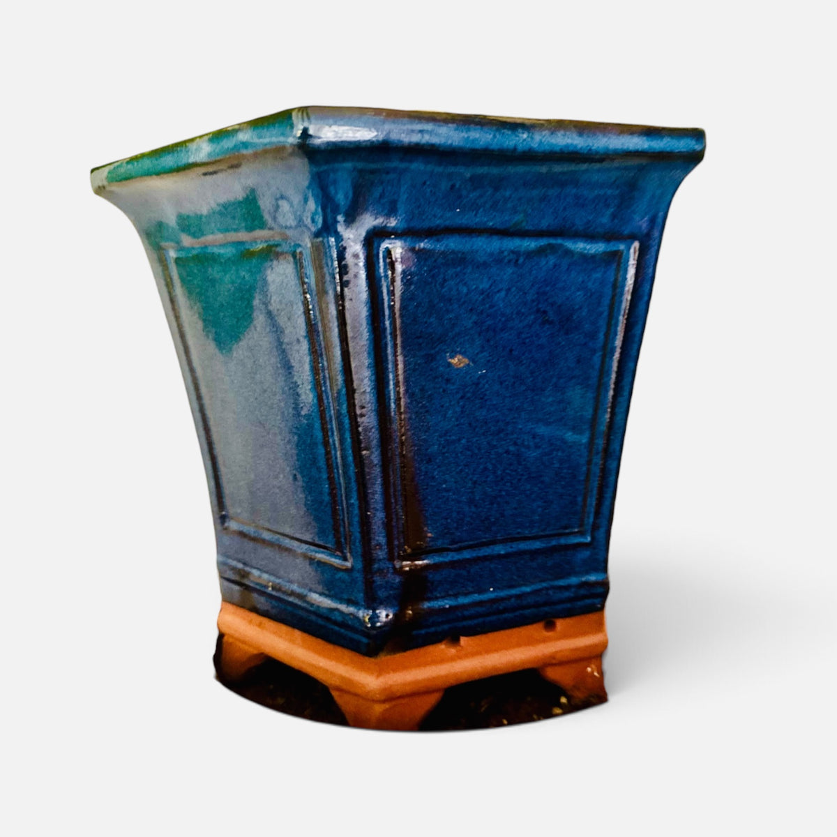 High Cascade Glazed Bonsai Pot 27cm