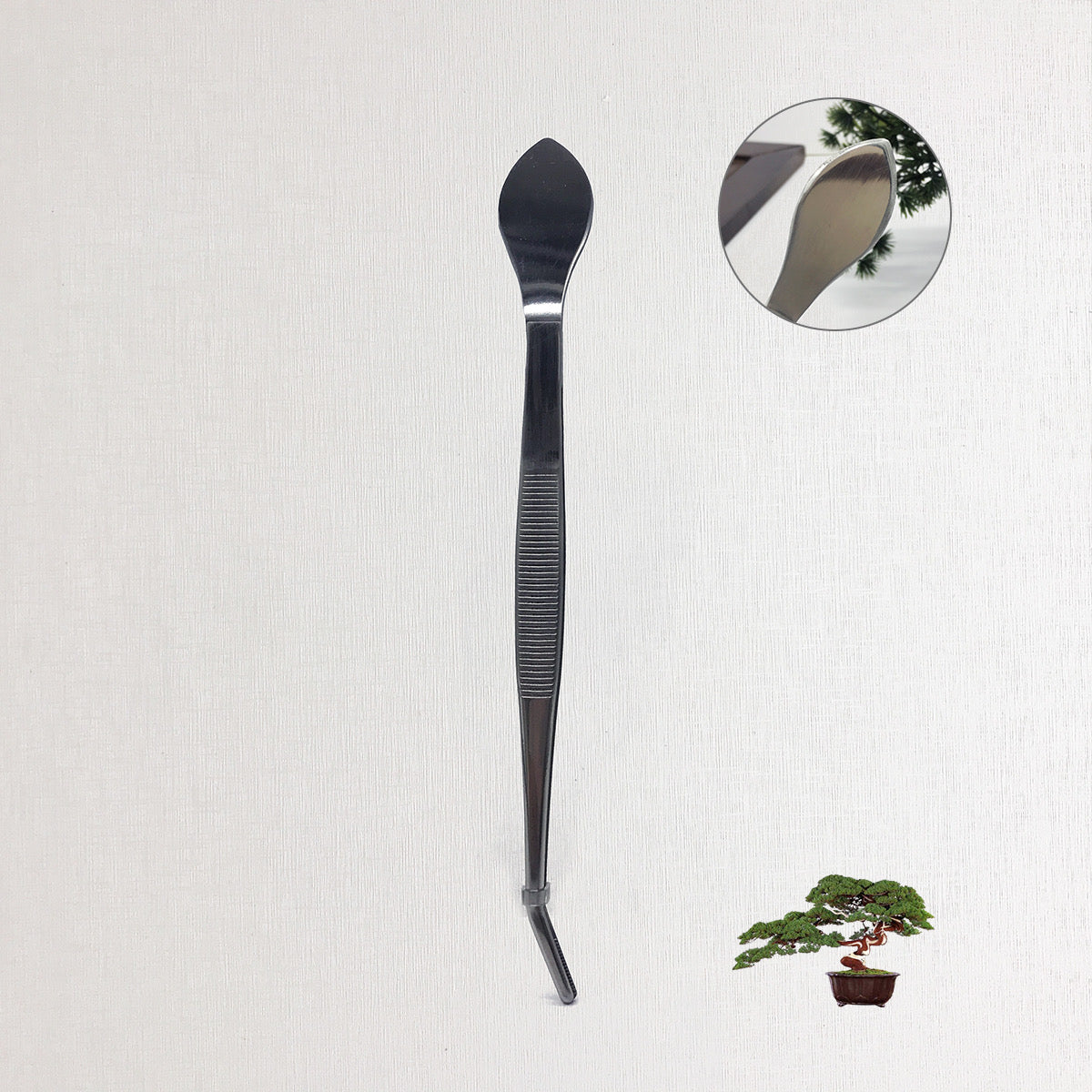 Stainless Steel Bonsai Tweezer and Spatula 220mm - Bonsai Gifts Nursery