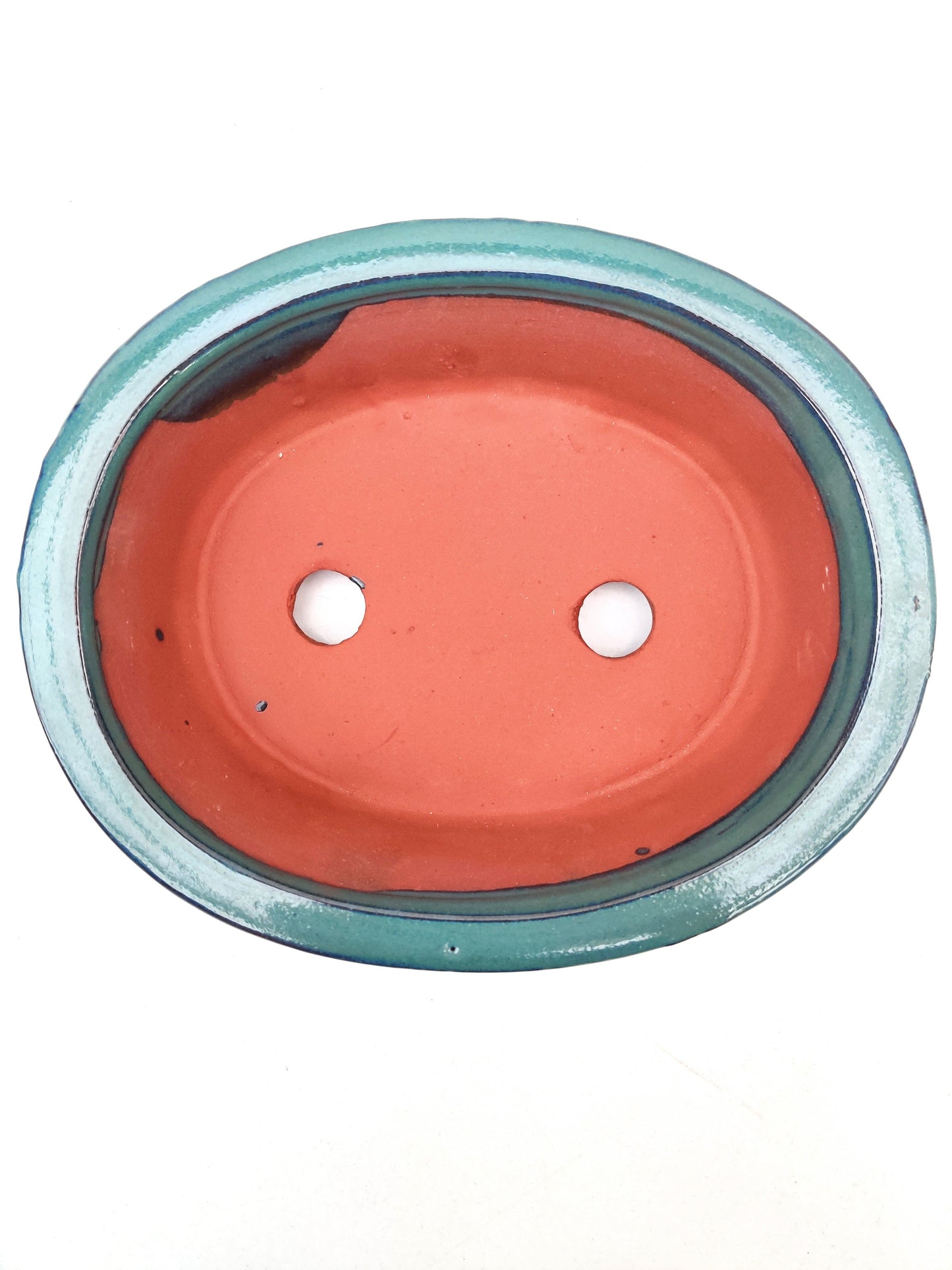 8" Teal Glazed Bonsai Pot - Bonsai Gifts Nursery