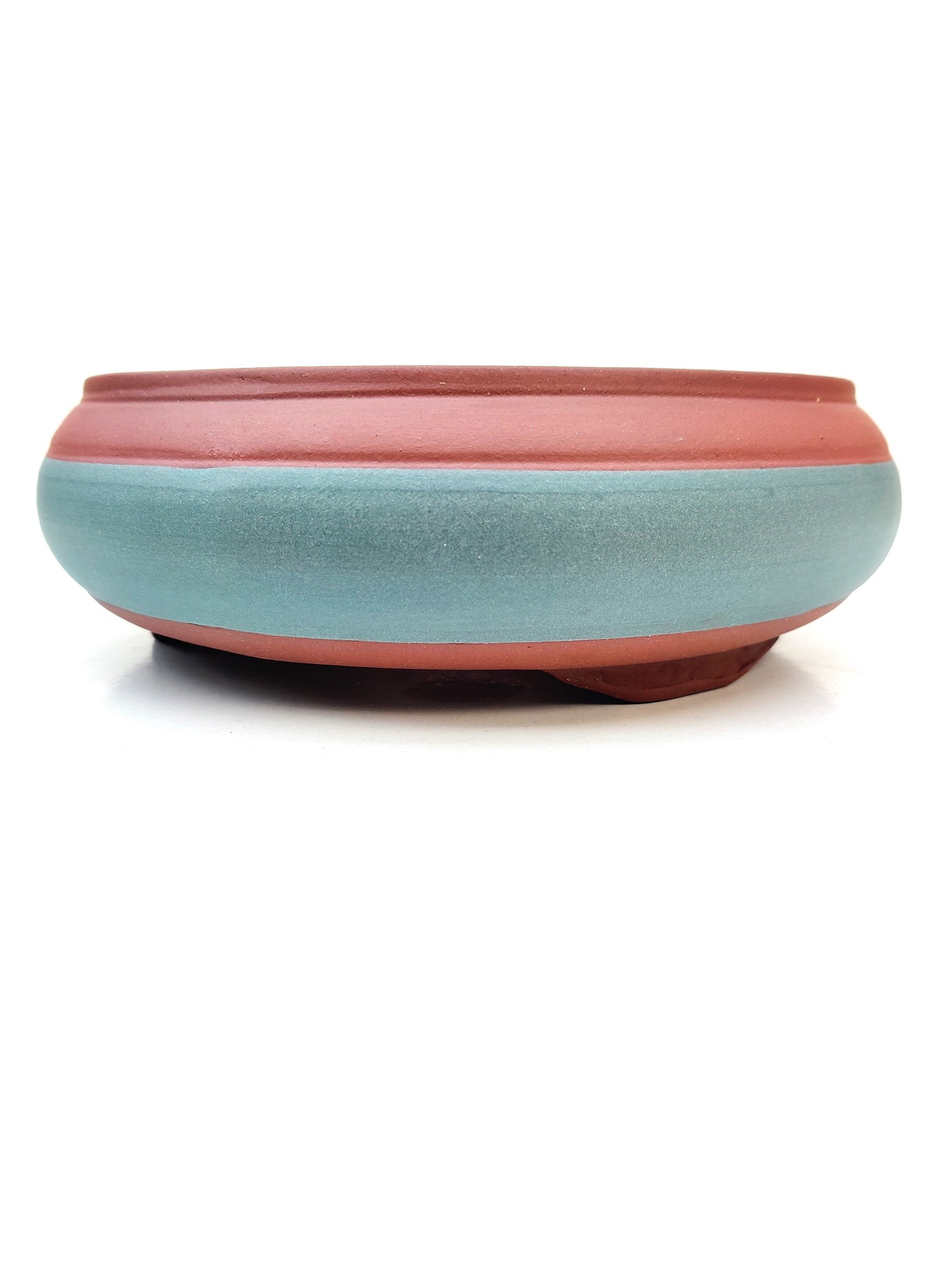 8" Unglazed Bonsai Pot With Artwork - Bonsai Gifts Nursery