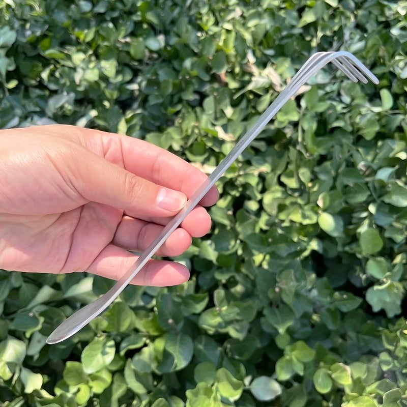 Stainless Steel Bonsai Rake With Spade 230mm - Bonsai Gifts Nursery