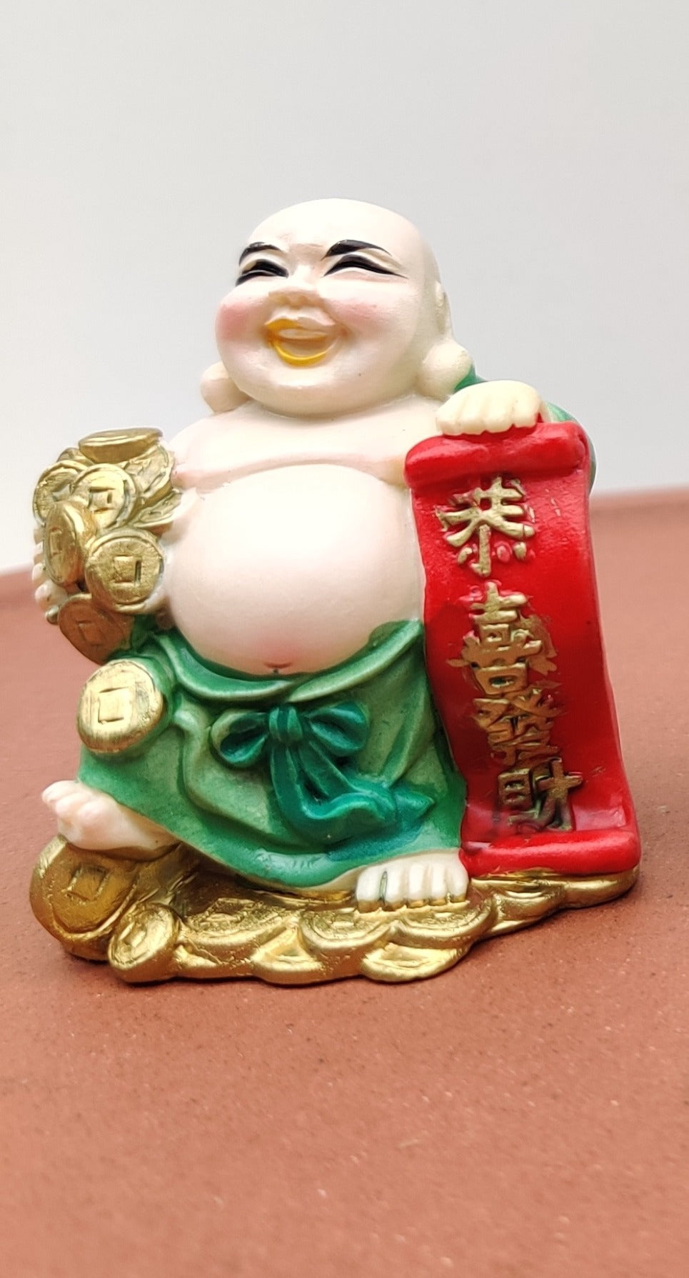 Coloured Buddha Approx 4cm Tall (Random Styles) - Bonsai Gifts Nursery