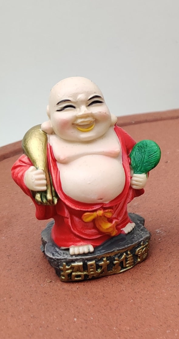 Coloured Buddha Approx 4cm Tall (Random Styles) - Bonsai Gifts Nursery