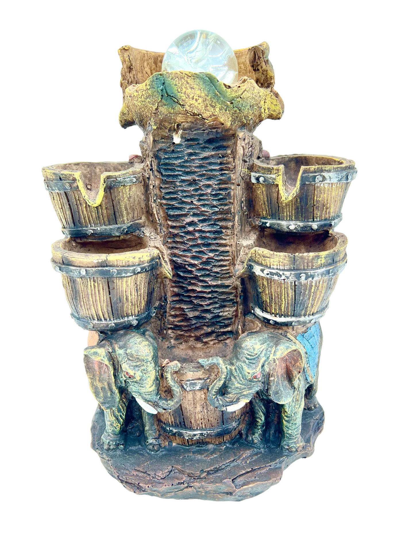 Elephant Barrel Cascade Waterfall Water Feature - Bonsai Gifts Nursery
