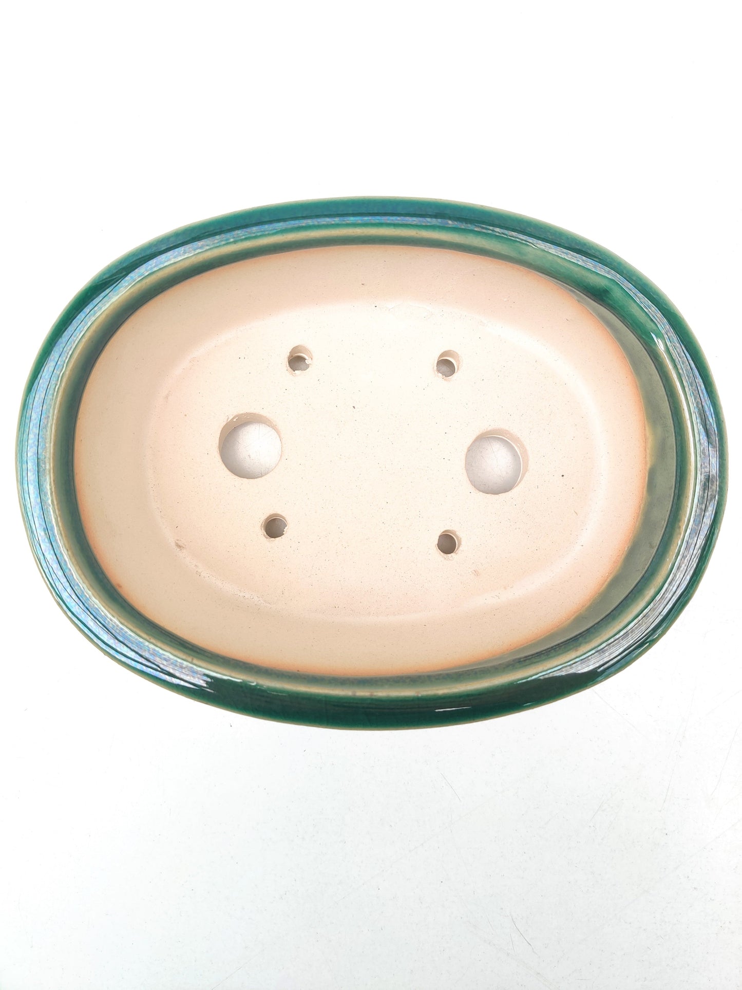 Handmade Glazed Bonsai Pot 8 inch - Bonsai Gifts Nursery