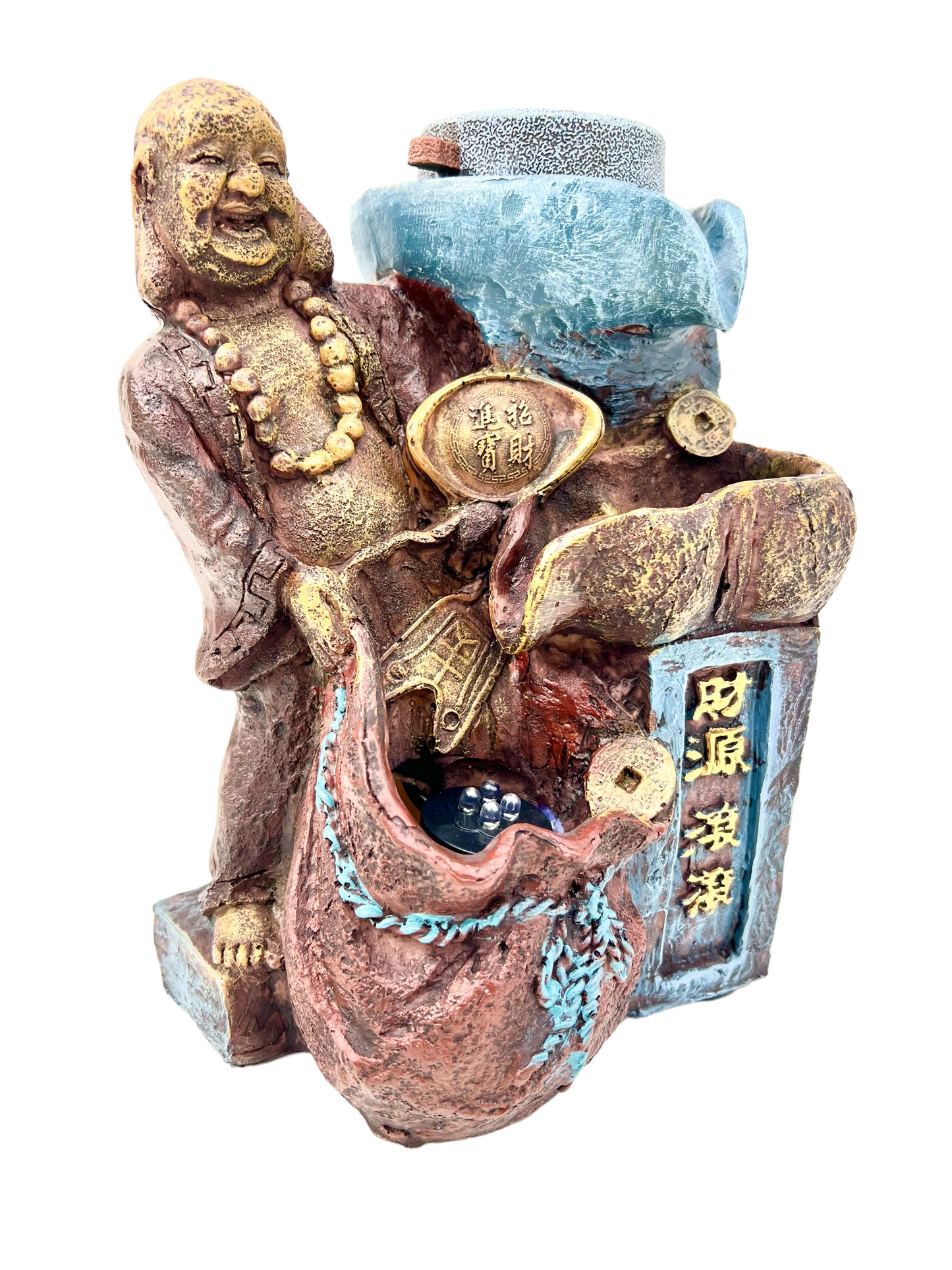 Happy Buddha Mill Water Feature - Bonsai Gifts Nursery