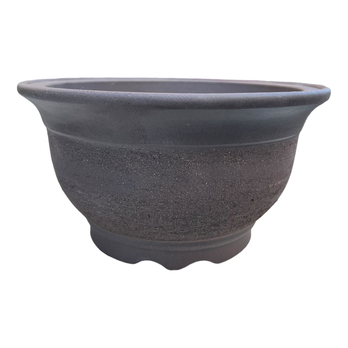 Round Ungazed Bonsai Pot 30 x 30 x 15cm - Bonsai Gifts Nursery