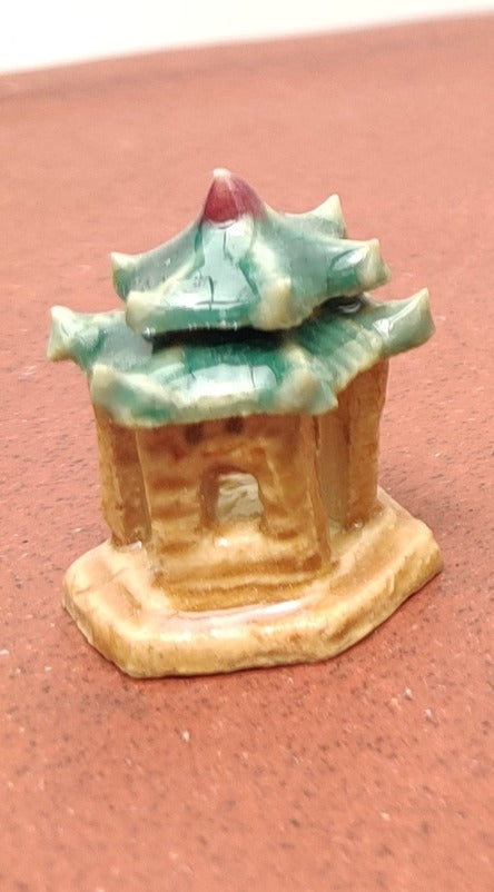 Pagoda Temple Bonsai Figurine Ornament - Bonsai Gifts Nursery