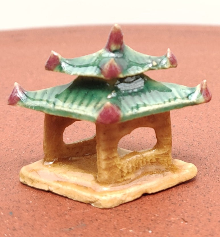 Pagoda Temple Bonsai Figurine Ornament - Bonsai Gifts Nursery