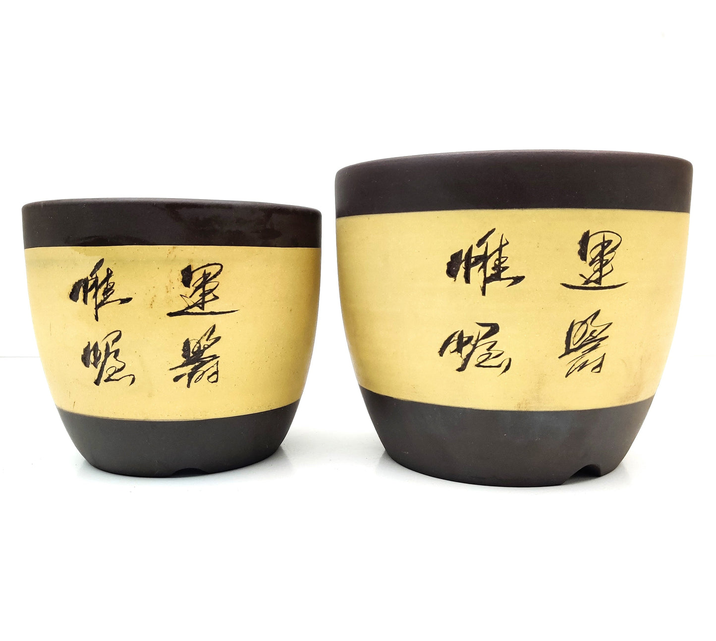 Unglazed Round Bonsai Pot Set - Bonsai Gifts Nursery