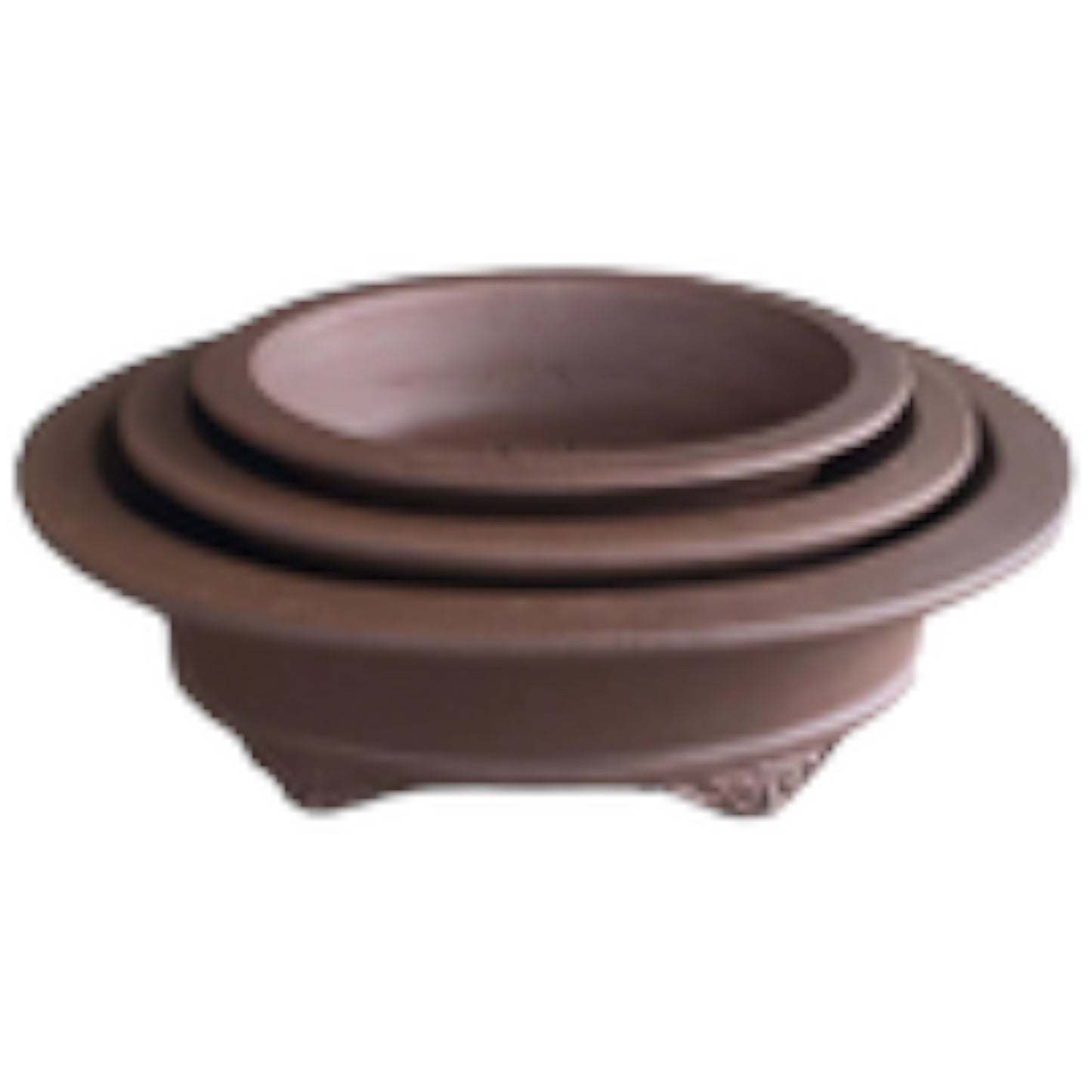 20 Inch Unglazed Bonsai Pot Set - Bonsai Gifts Nursery