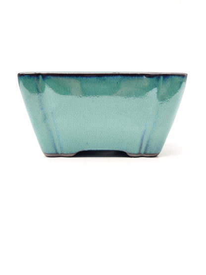 5" Aqua Glazed Bonsai Pot Bonsai Gifts Nursery