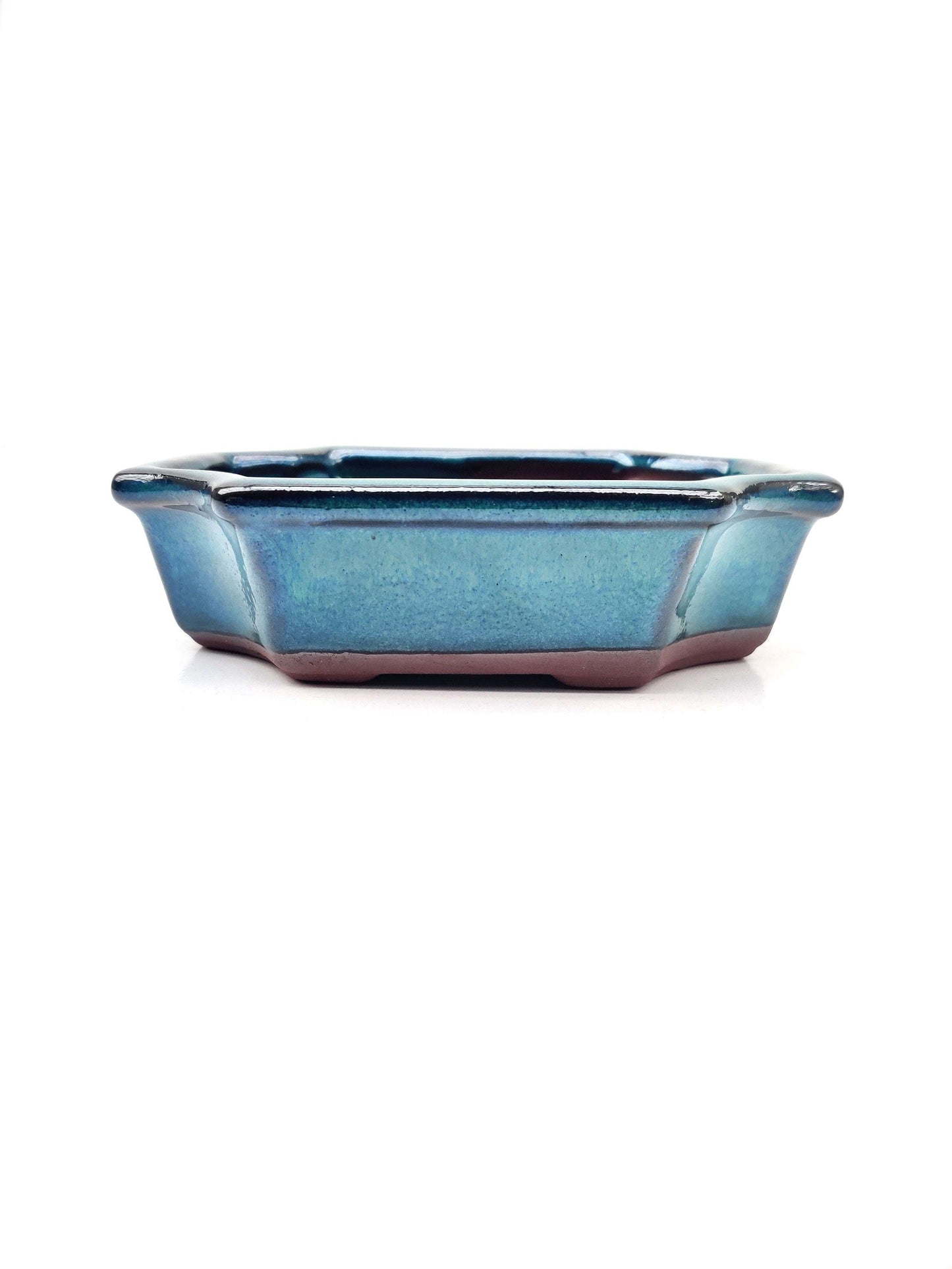 6" Teal Glazed Bonsai Pot Bonsai Gifts Nursery