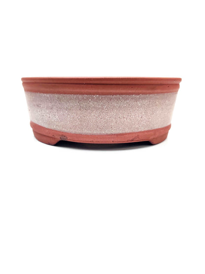 6" Unglazed Bonsai Pot With Artwork - Bonsai Gifts Nursery