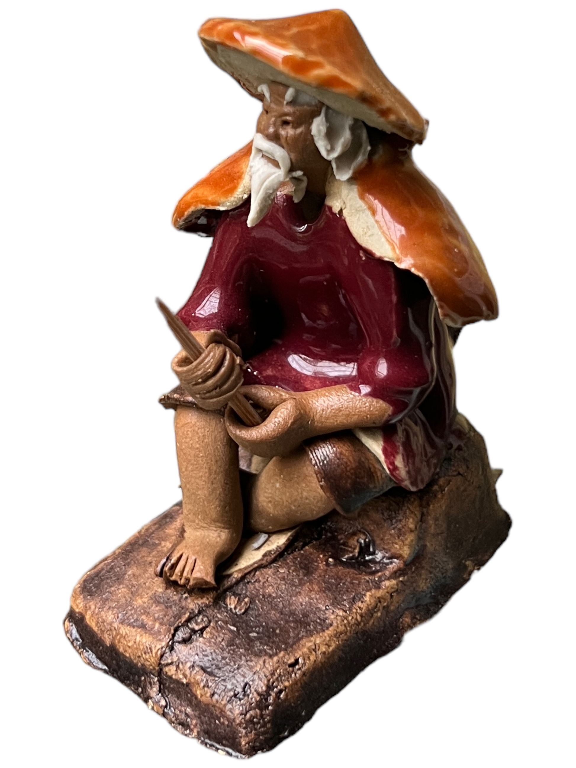 Red Fisherman 8cm Tall - Bonsai Gifts Nursery