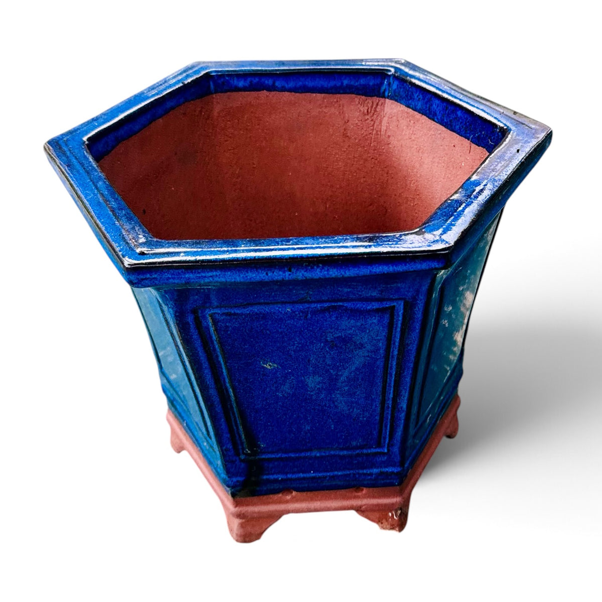 High Cascade Glazed Bonsai Pot 27cm