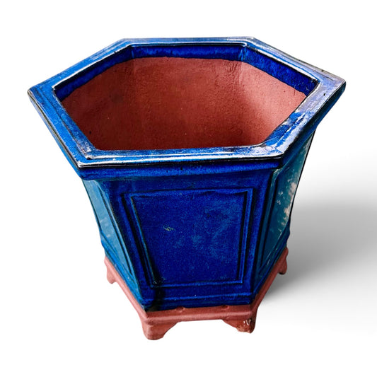 High Cascade Glazed Bonsai Pot 27cm
