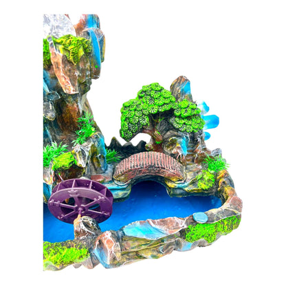 Blue Crystal Paradise Waterfalls Water Feature Bonsai Gifts Nursery