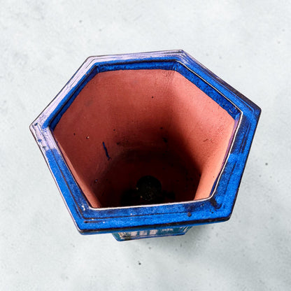 High Cascade Glazed Bonsai Pot 27cm