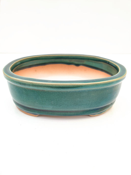 Handmade Glazed Bonsai Pot 7 inch Bonsai Gifts Nursery