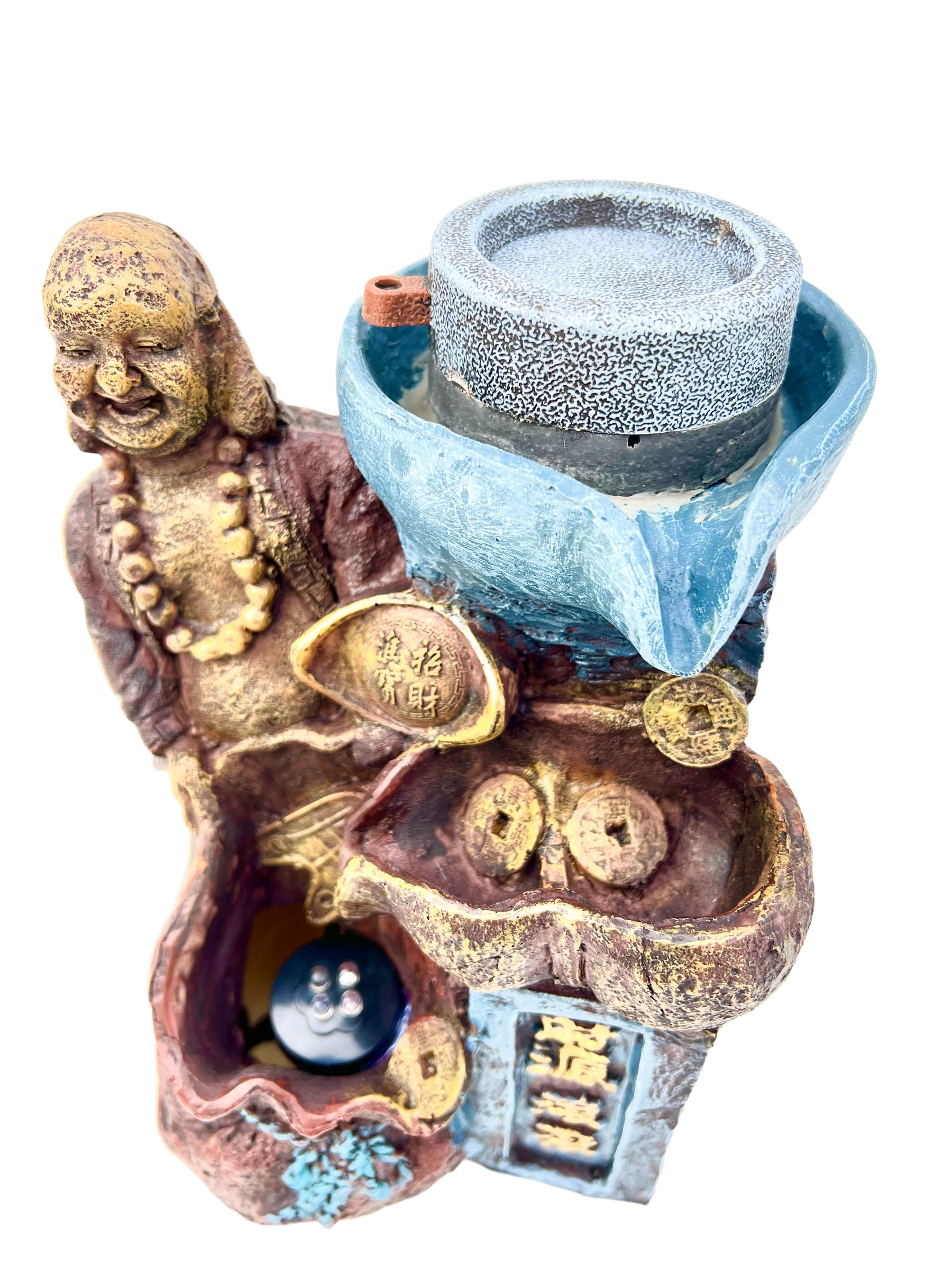 Happy Buddha Mill Water Feature Bonsai Gifts Nursery