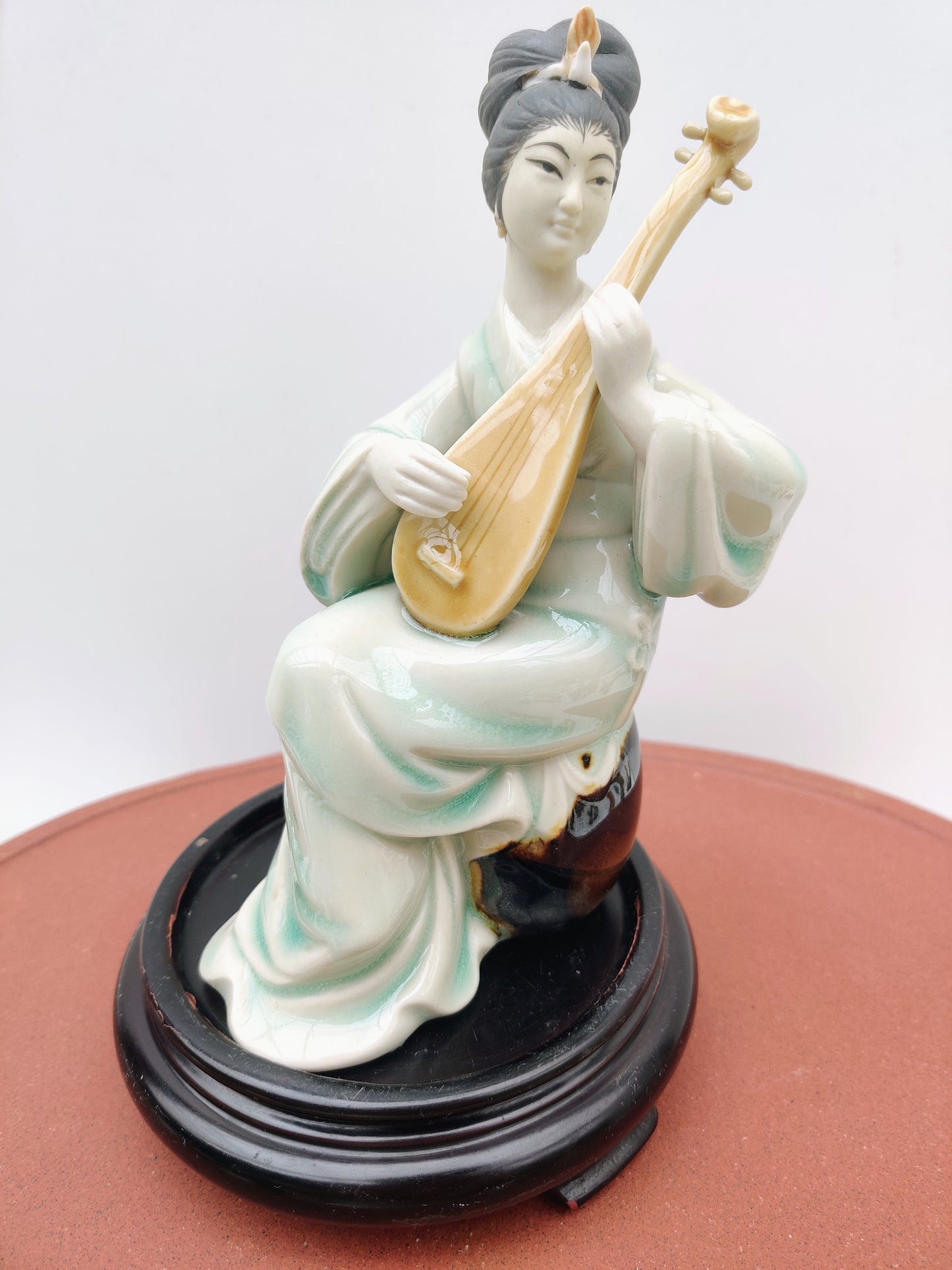 Harp Lady Bonsai Figurine Ornament - Bonsai Gifts Nursery