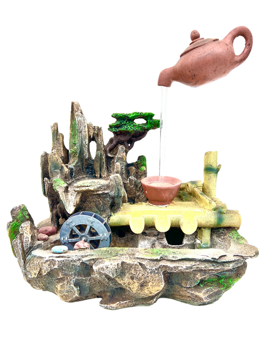 High Mountain Tea Mill Water Feature - Bonsai Gifts Nursery