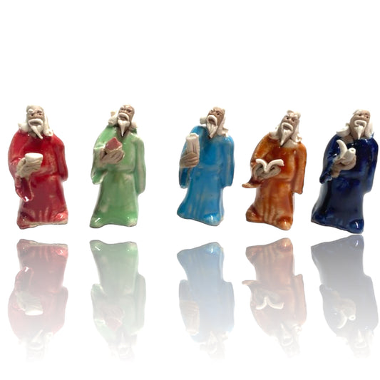 Standing Mudman Bonsai Figurine Ornament (Random Colour Selected)