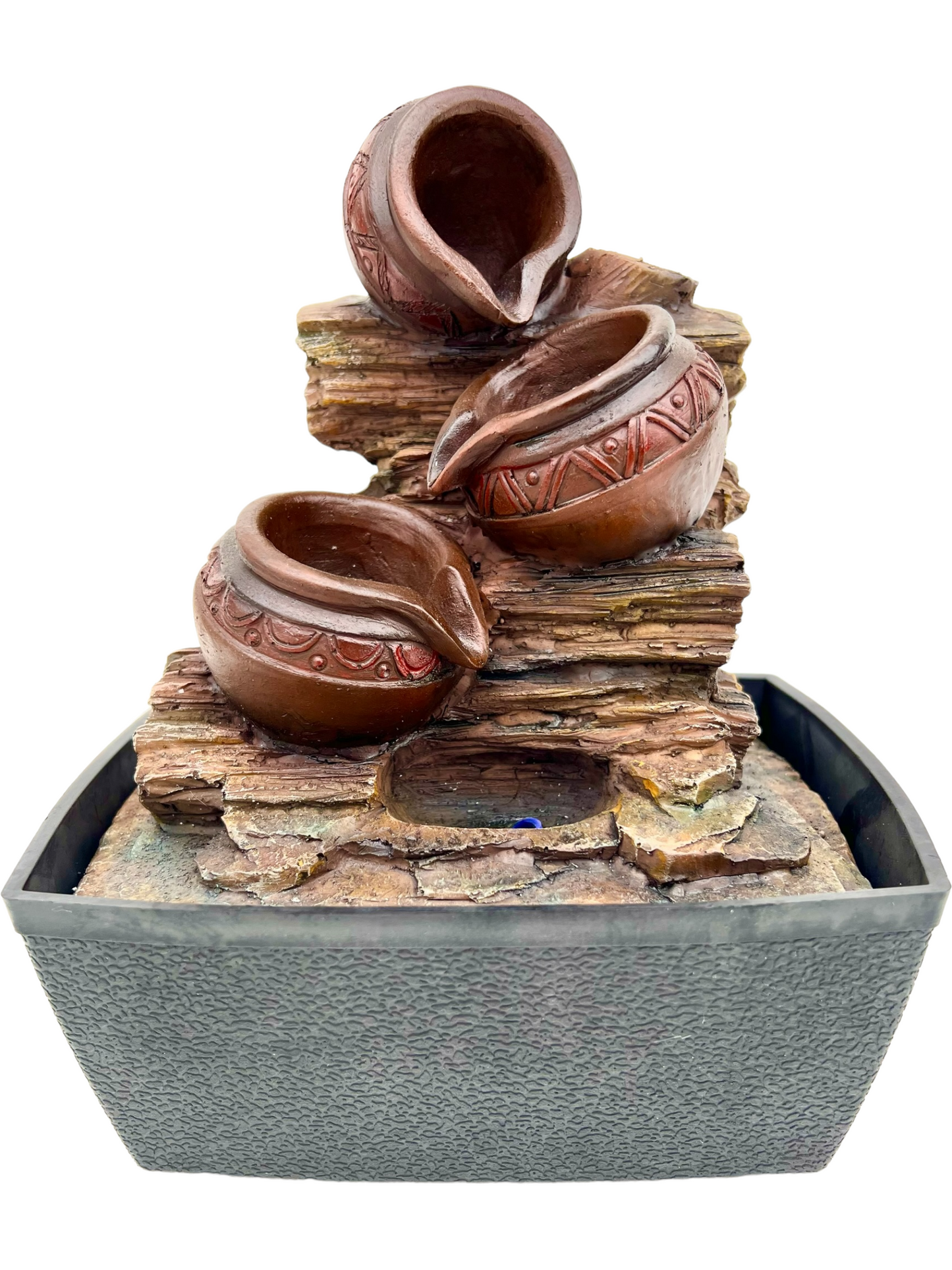 Triple Pots Cascade Water Feature - Bonsai Gifts Nursery