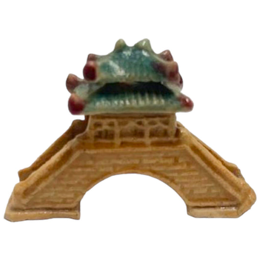 Bridge Temple Ornament Bonsai Figurine